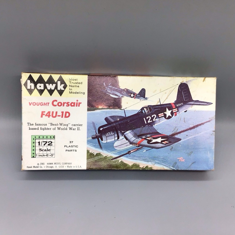Vintage Hawk 1/72 Vought Corsair‎ F4U-1D, Missing Canopy, and Tail Wheel Doors